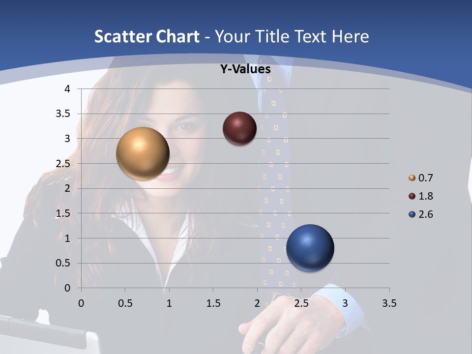 A Man And A Woman Are Looking At A Piece Of Paper PowerPoint Template