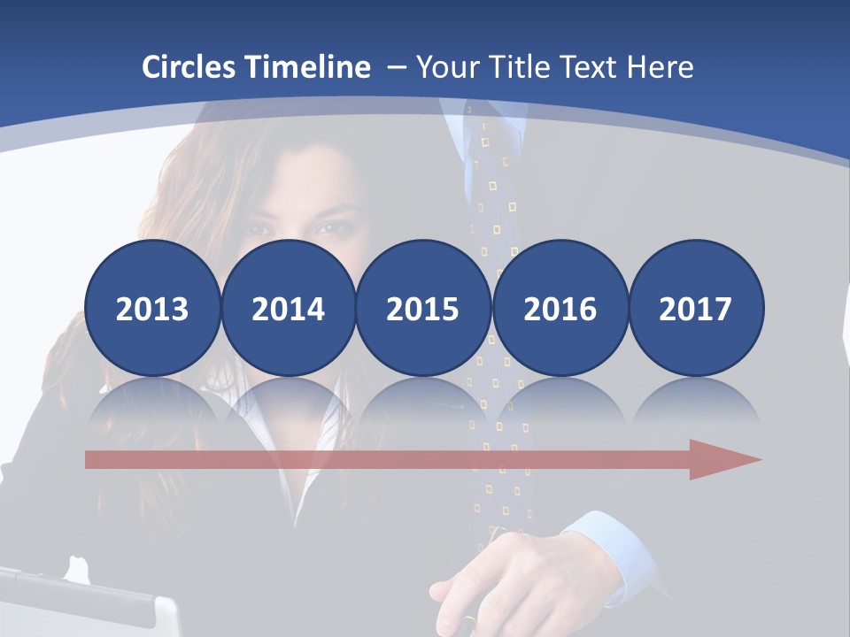 A Man And A Woman Are Looking At A Piece Of Paper PowerPoint Template