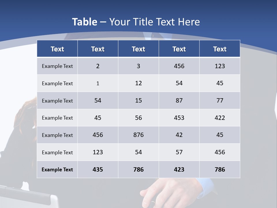A Man And A Woman Are Looking At A Piece Of Paper PowerPoint Template