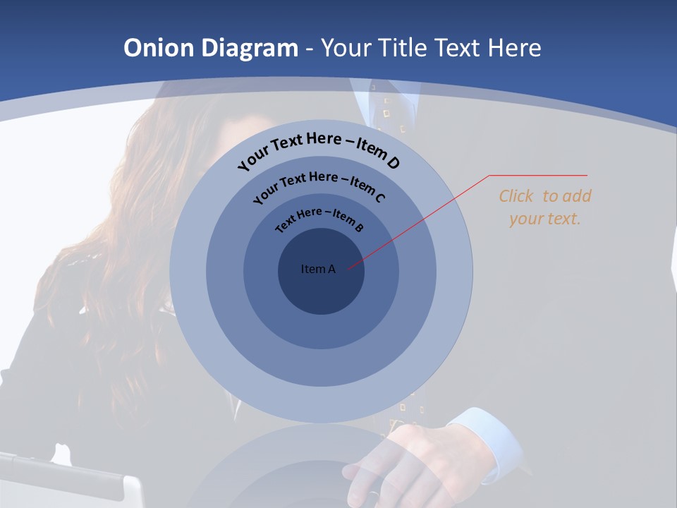 A Man And A Woman Are Looking At A Piece Of Paper PowerPoint Template