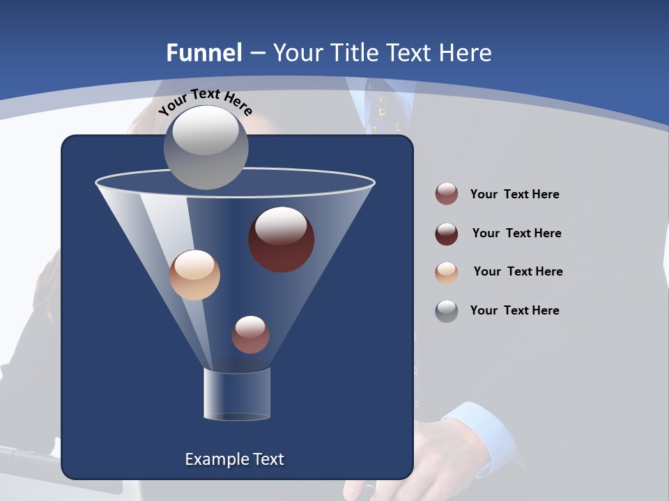 A Man And A Woman Are Looking At A Piece Of Paper PowerPoint Template