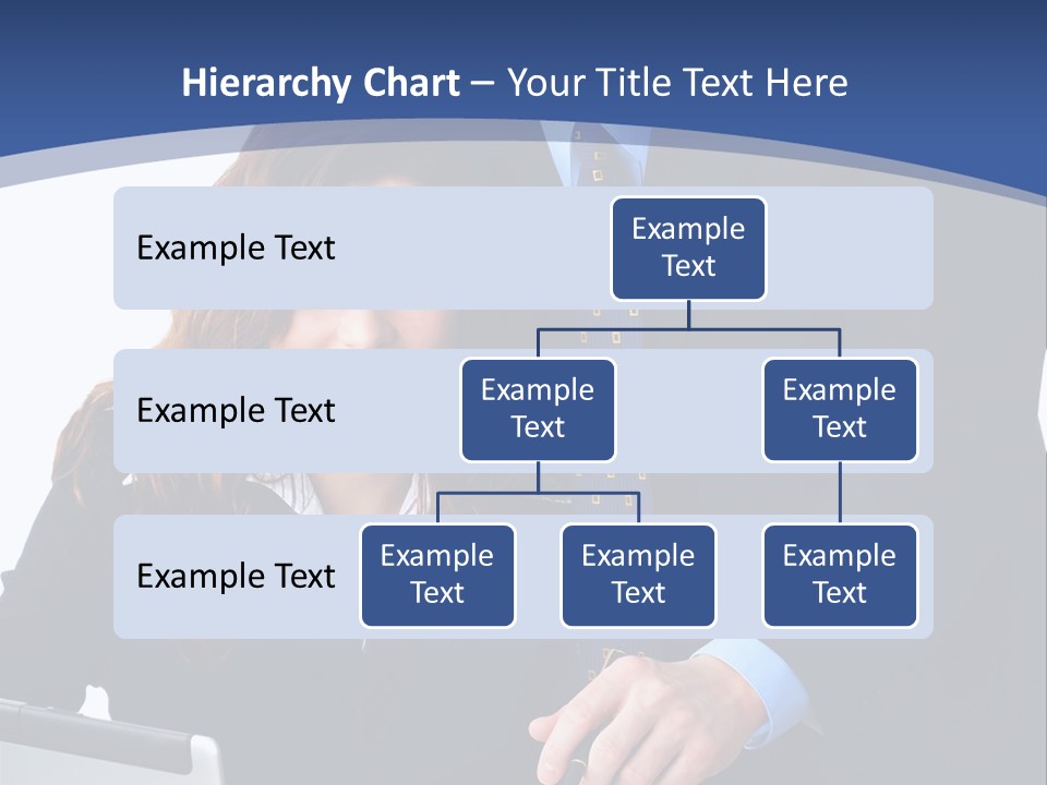 A Man And A Woman Are Looking At A Piece Of Paper PowerPoint Template