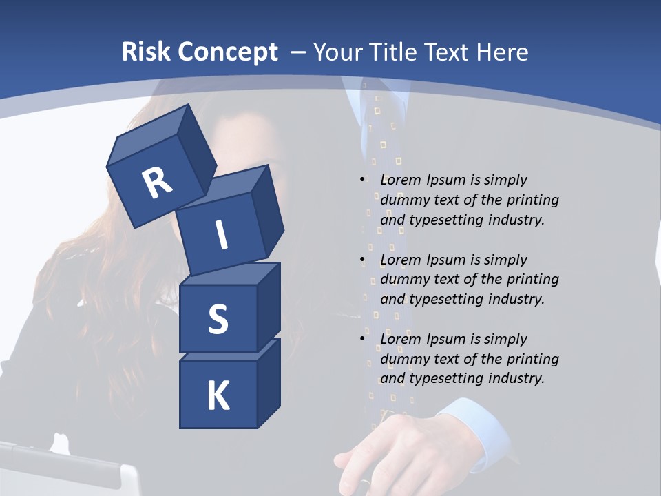 A Man And A Woman Are Looking At A Piece Of Paper PowerPoint Template