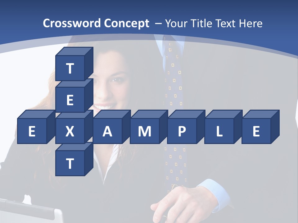 A Man And A Woman Are Looking At A Piece Of Paper PowerPoint Template