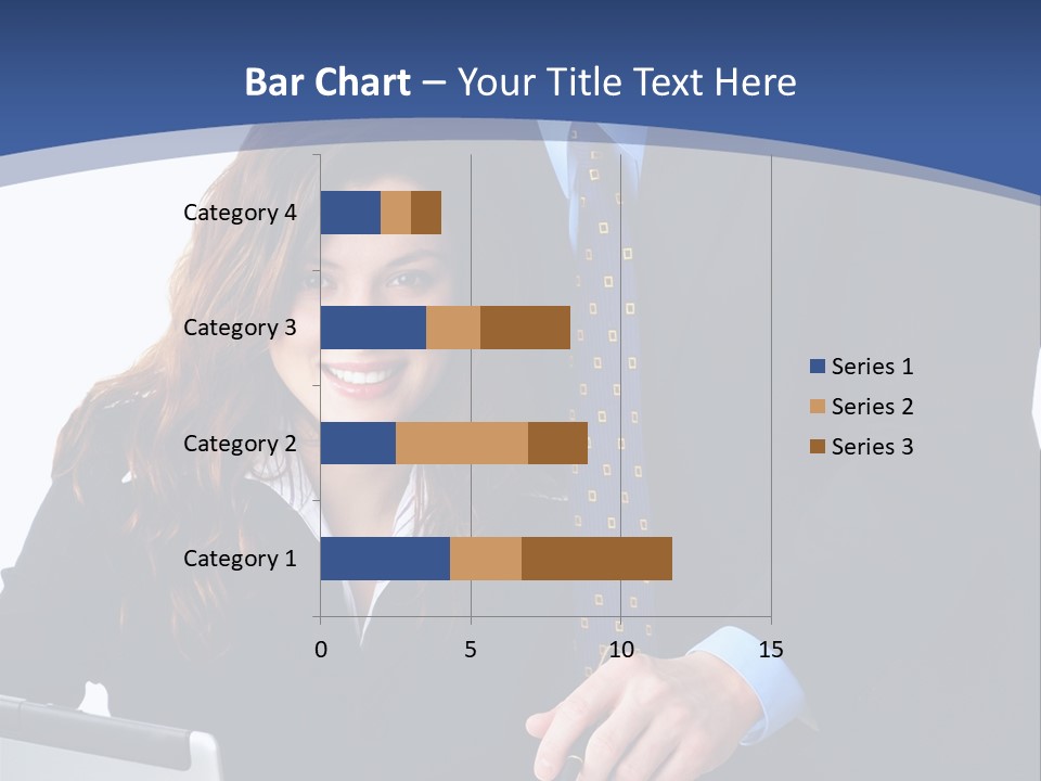 A Man And A Woman Are Looking At A Piece Of Paper PowerPoint Template