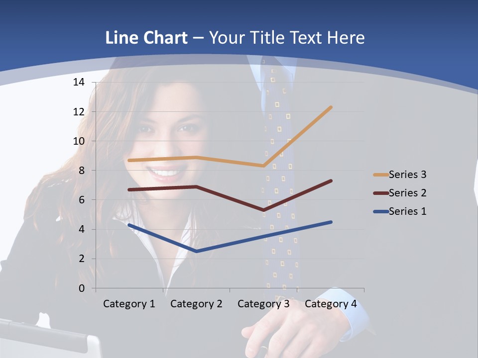 A Man And A Woman Are Looking At A Piece Of Paper PowerPoint Template