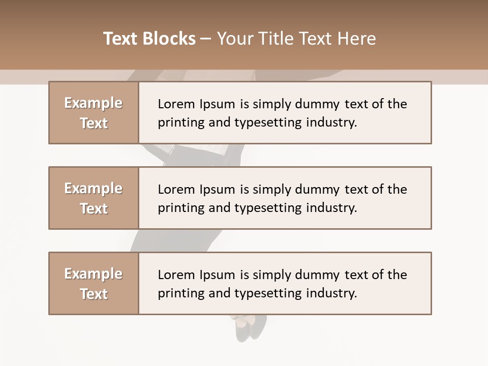 A Woman Jumping In The Air With Her Arms Outstretched PowerPoint Template