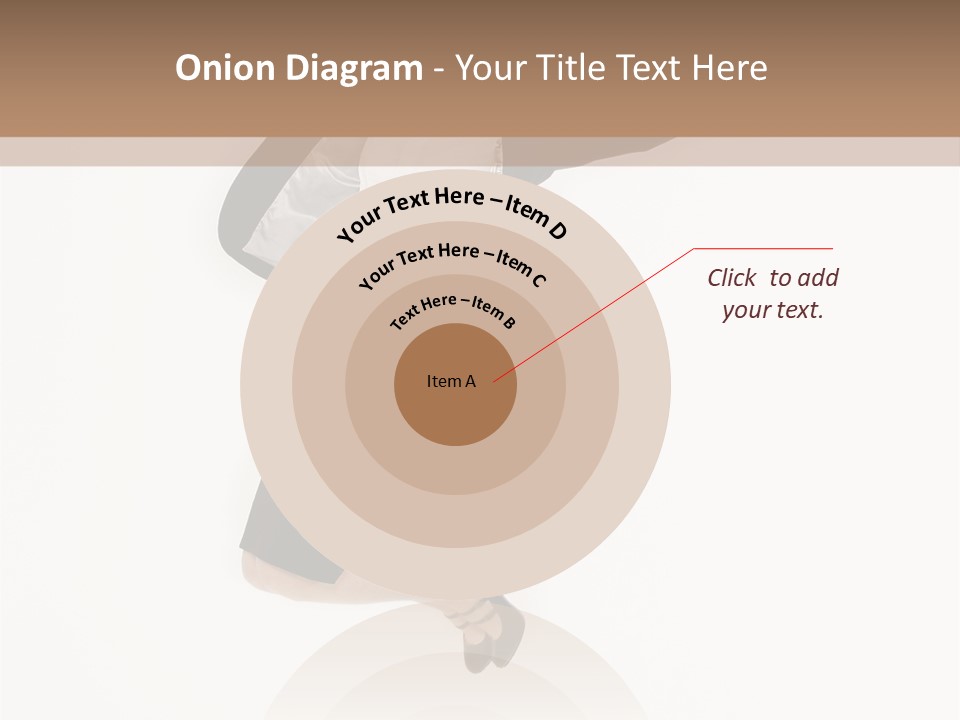 A Woman Jumping In The Air With Her Arms Outstretched PowerPoint Template