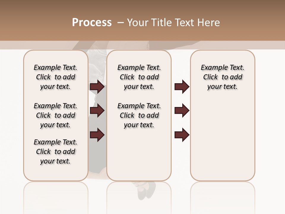 A Woman Jumping In The Air With Her Arms Outstretched PowerPoint Template