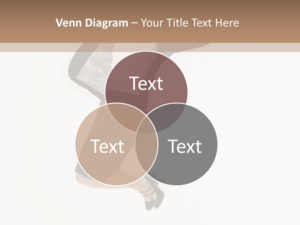 A Woman Jumping In The Air With Her Arms Outstretched PowerPoint Template