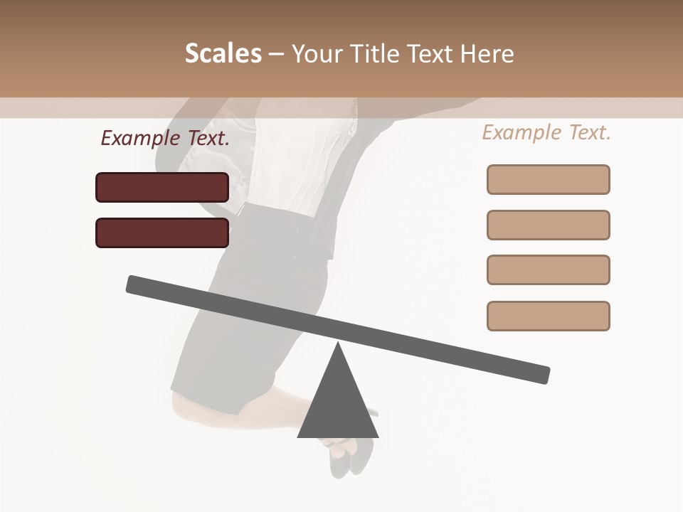 A Woman Jumping In The Air With Her Arms Outstretched PowerPoint Template