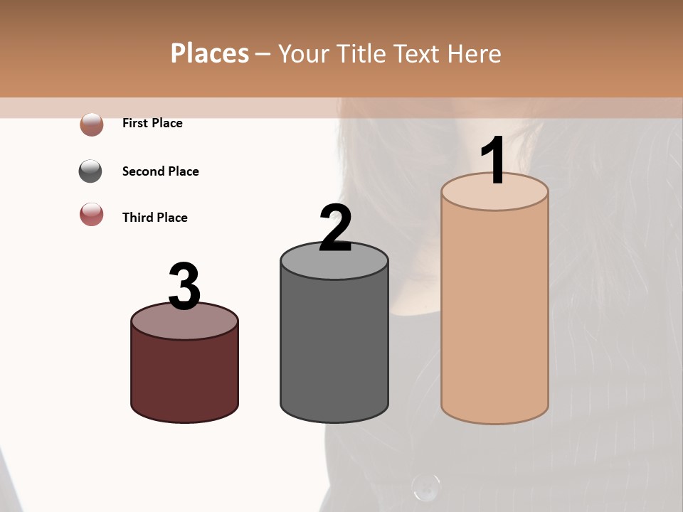 A Woman Sitting In Front Of A Laptop Computer PowerPoint Template