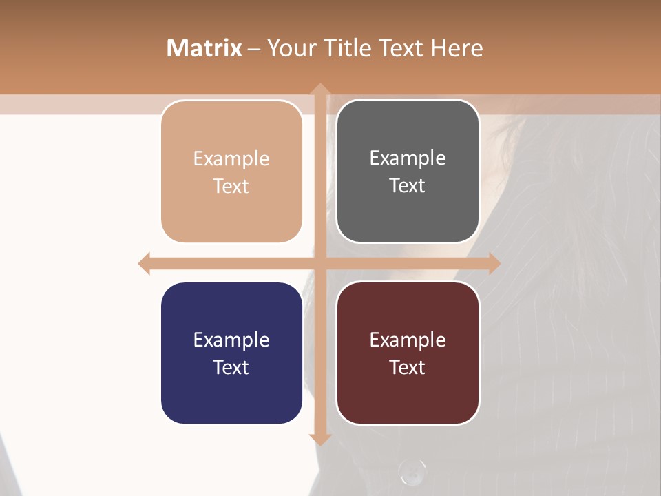 A Woman Sitting In Front Of A Laptop Computer PowerPoint Template