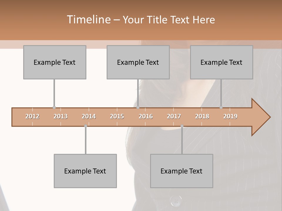 A Woman Sitting In Front Of A Laptop Computer PowerPoint Template
