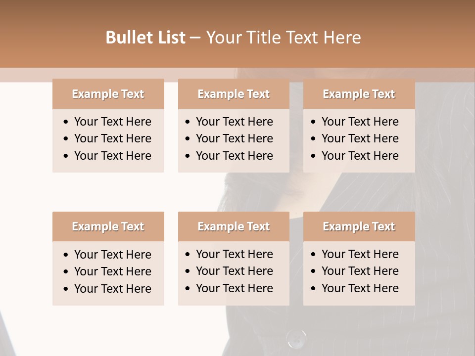 A Woman Sitting In Front Of A Laptop Computer PowerPoint Template