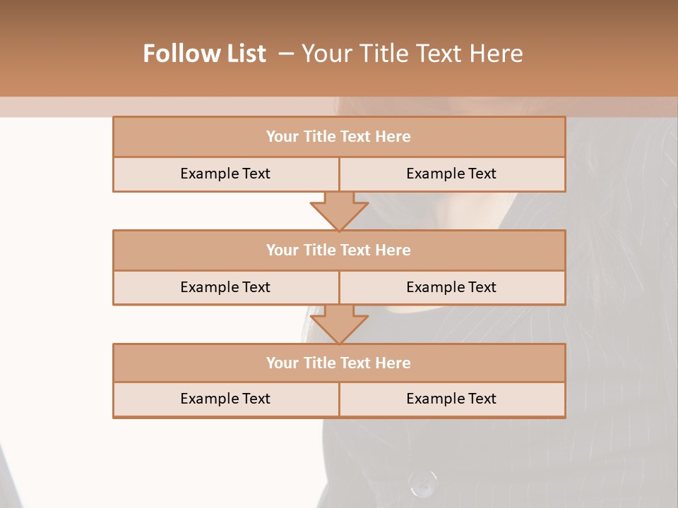A Woman Sitting In Front Of A Laptop Computer PowerPoint Template