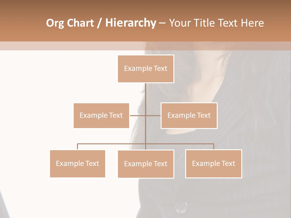 A Woman Sitting In Front Of A Laptop Computer PowerPoint Template