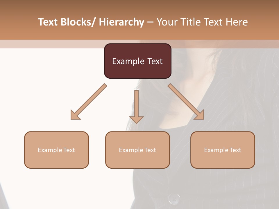 A Woman Sitting In Front Of A Laptop Computer PowerPoint Template