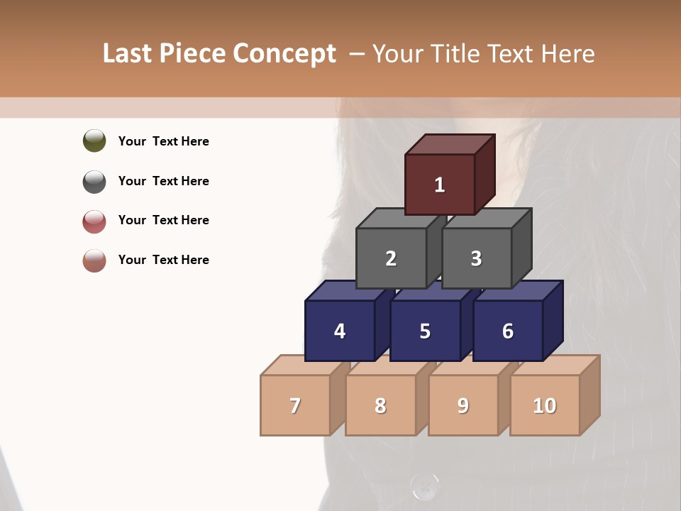 A Woman Sitting In Front Of A Laptop Computer PowerPoint Template