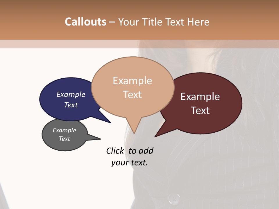 A Woman Sitting In Front Of A Laptop Computer PowerPoint Template