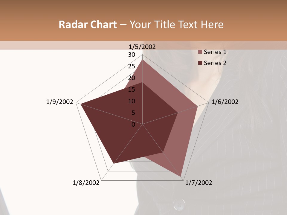 A Woman Sitting In Front Of A Laptop Computer PowerPoint Template