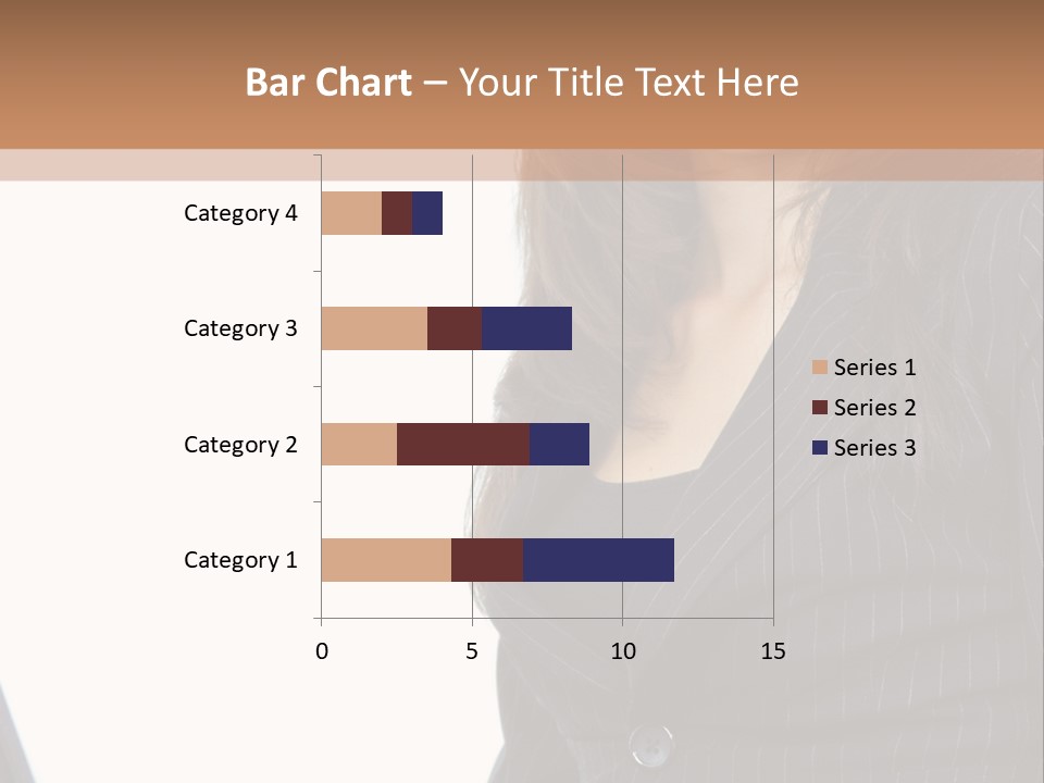 A Woman Sitting In Front Of A Laptop Computer PowerPoint Template