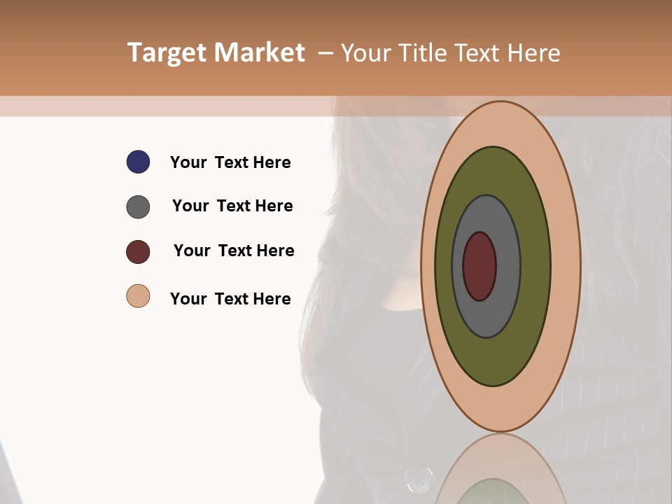 A Woman Sitting In Front Of A Laptop Computer PowerPoint Template