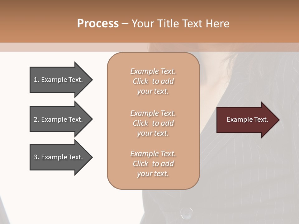 A Woman Sitting In Front Of A Laptop Computer PowerPoint Template