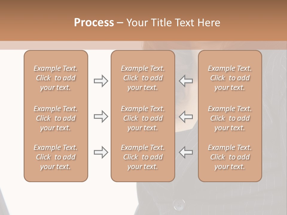 A Woman Sitting In Front Of A Laptop Computer PowerPoint Template