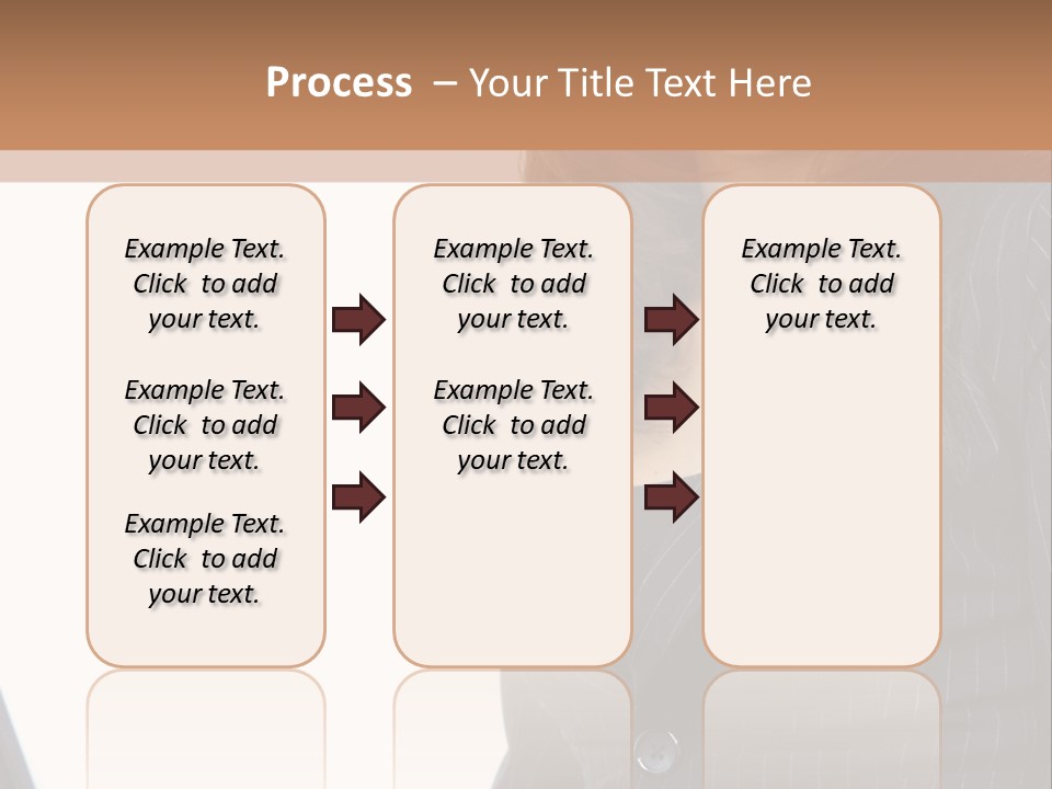 A Woman Sitting In Front Of A Laptop Computer PowerPoint Template