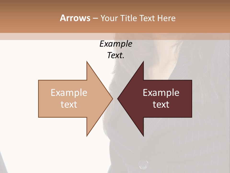 A Woman Sitting In Front Of A Laptop Computer PowerPoint Template