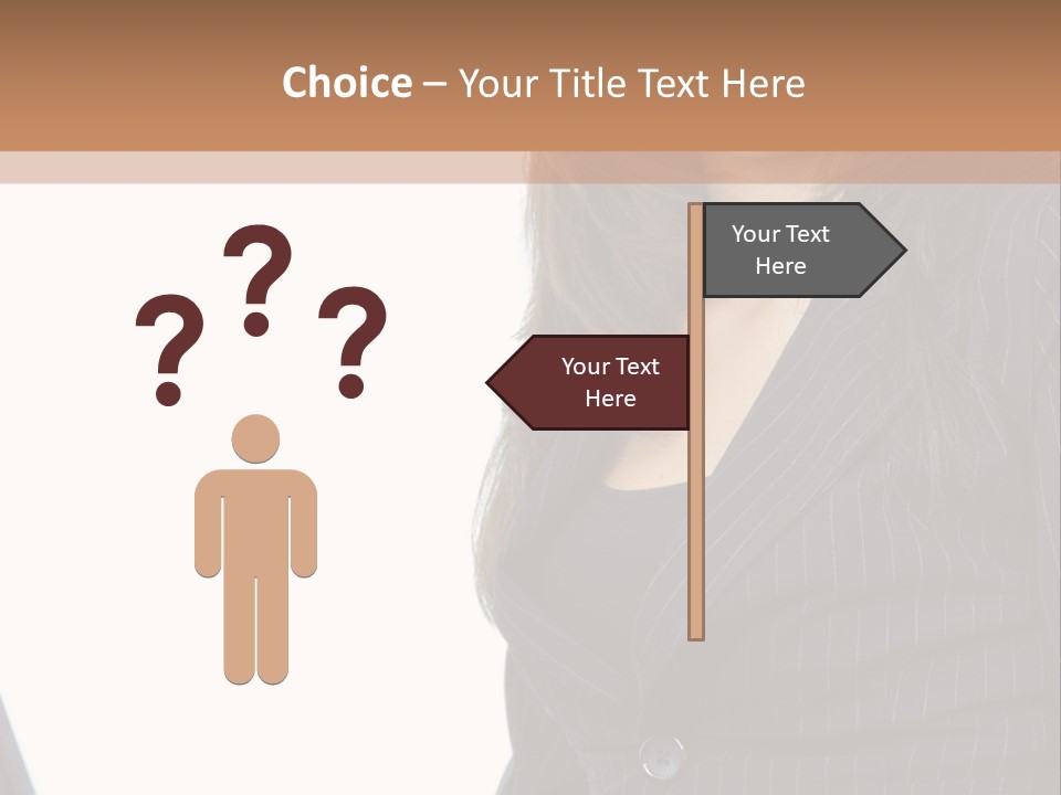 A Woman Sitting In Front Of A Laptop Computer PowerPoint Template