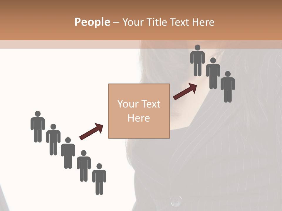 A Woman Sitting In Front Of A Laptop Computer PowerPoint Template