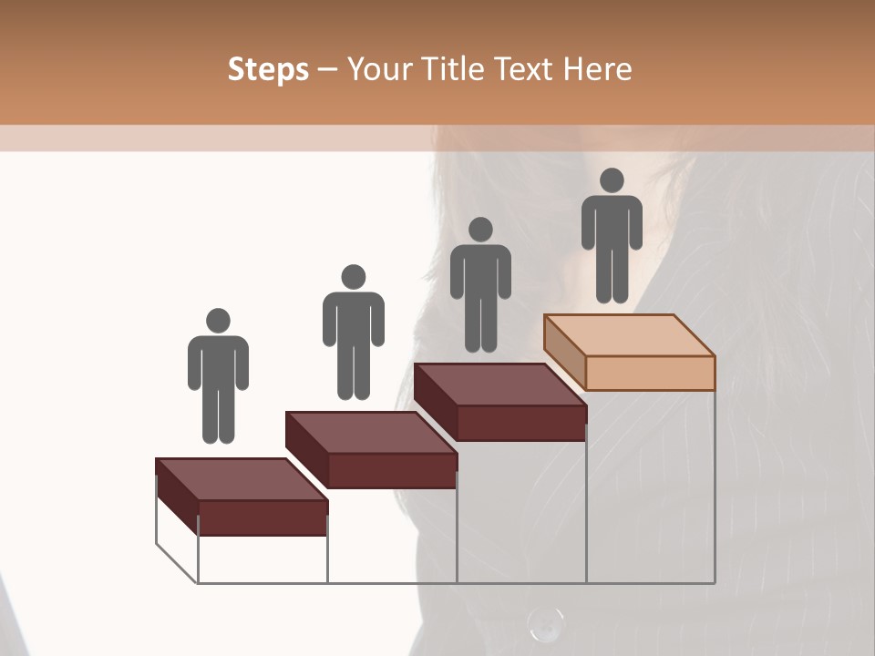 A Woman Sitting In Front Of A Laptop Computer PowerPoint Template