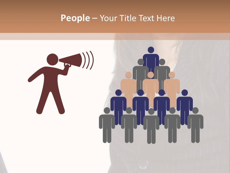 A Woman Sitting In Front Of A Laptop Computer PowerPoint Template