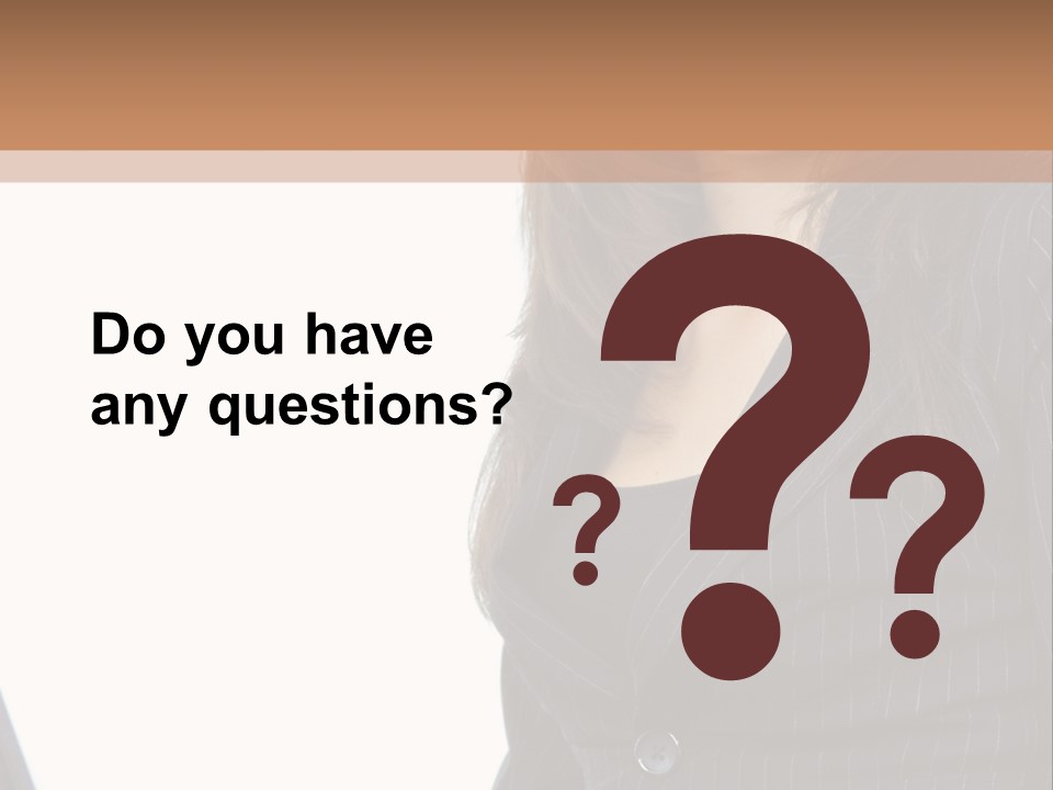 A Woman Sitting In Front Of A Laptop Computer PowerPoint Template