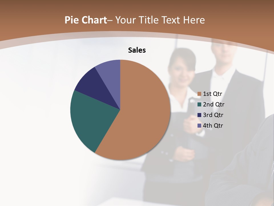 A Man In A Business Suit Standing In Front Of A Group Of People PowerPoint Template