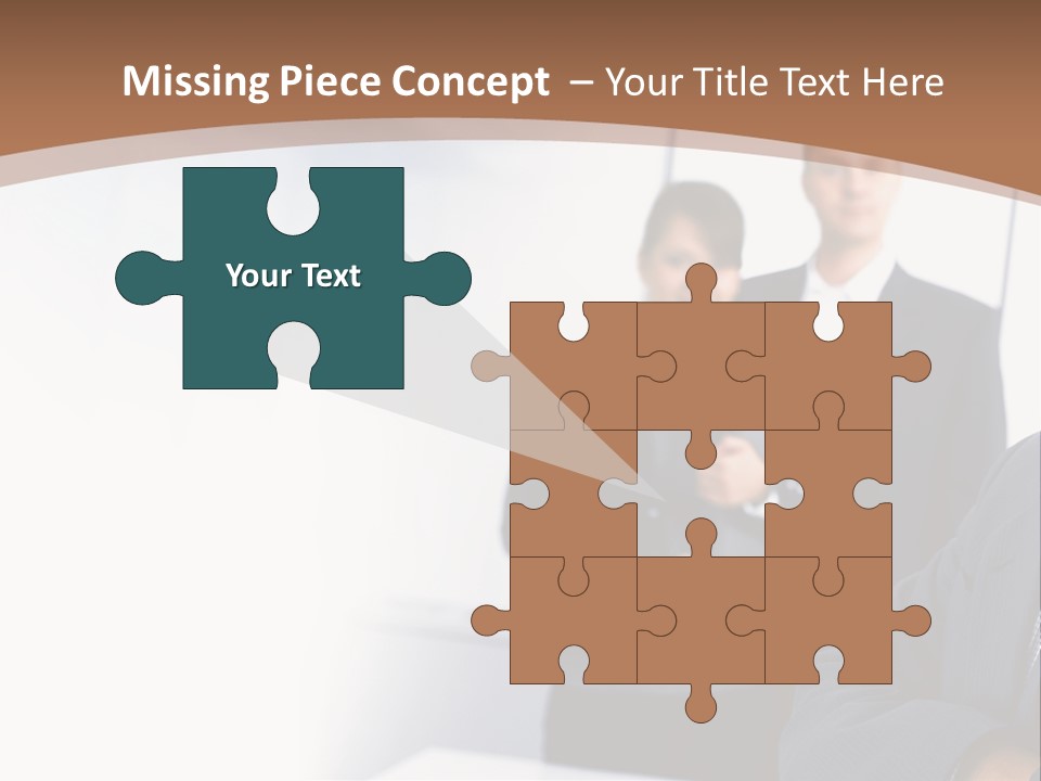 A Man In A Business Suit Standing In Front Of A Group Of People PowerPoint Template