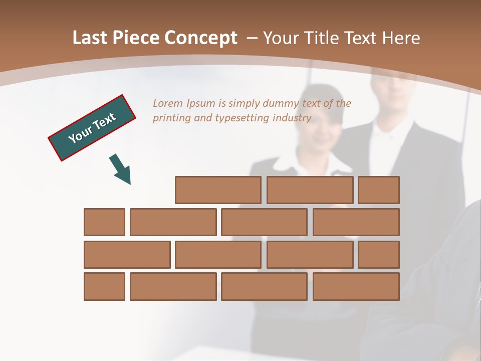 A Man In A Business Suit Standing In Front Of A Group Of People PowerPoint Template