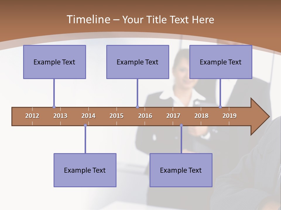 A Man In A Business Suit Standing In Front Of A Group Of People PowerPoint Template