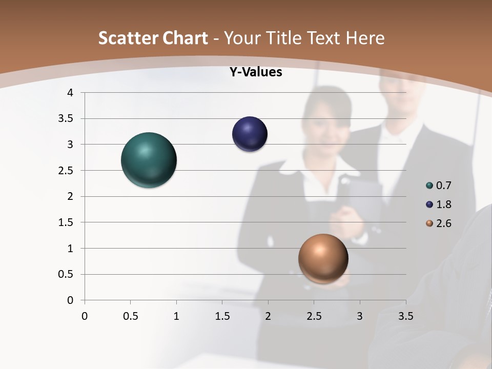 A Man In A Business Suit Standing In Front Of A Group Of People PowerPoint Template