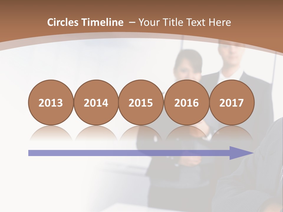 A Man In A Business Suit Standing In Front Of A Group Of People PowerPoint Template