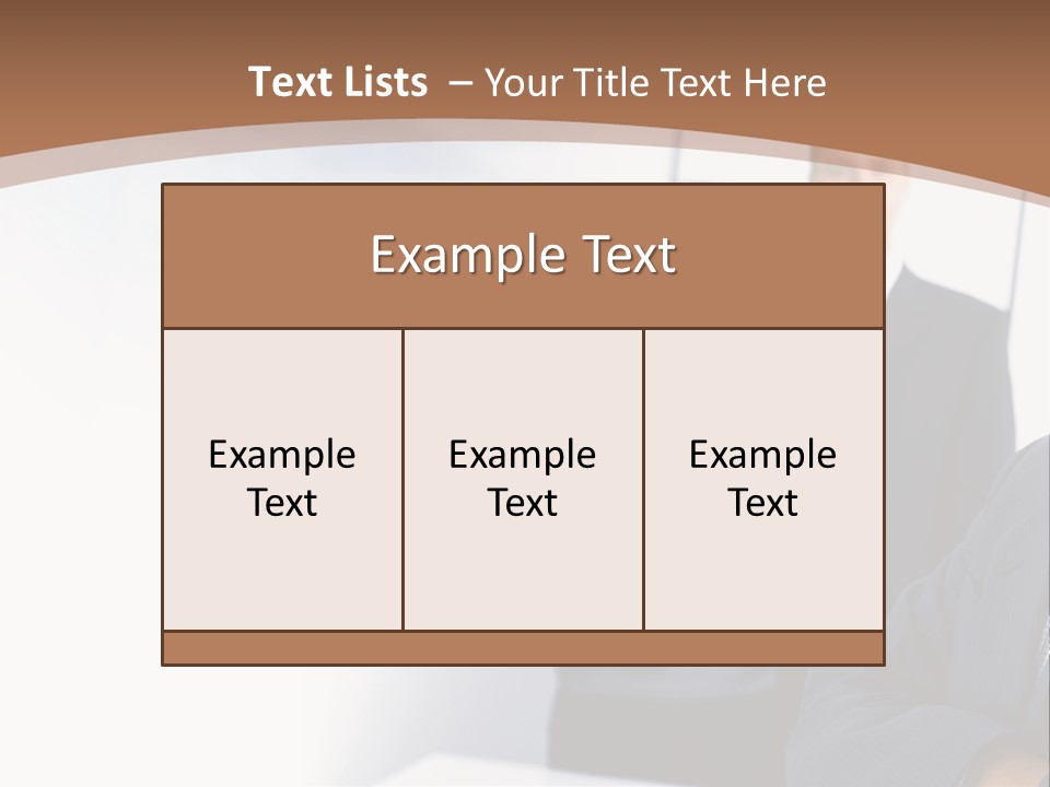 A Man In A Business Suit Standing In Front Of A Group Of People PowerPoint Template