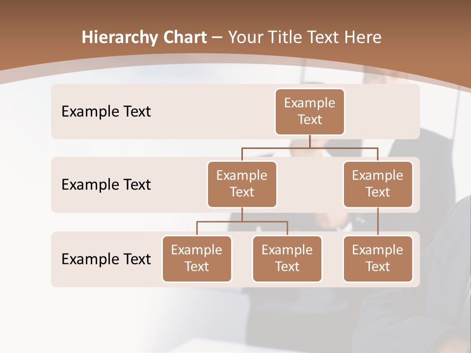 A Man In A Business Suit Standing In Front Of A Group Of People PowerPoint Template
