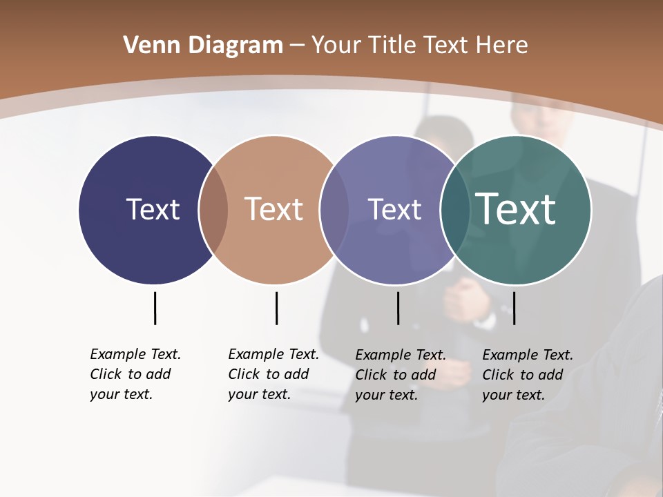 A Man In A Business Suit Standing In Front Of A Group Of People PowerPoint Template