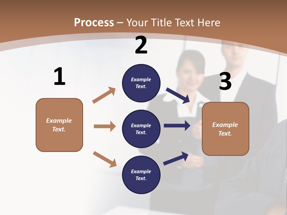 A Man In A Business Suit Standing In Front Of A Group Of People PowerPoint Template