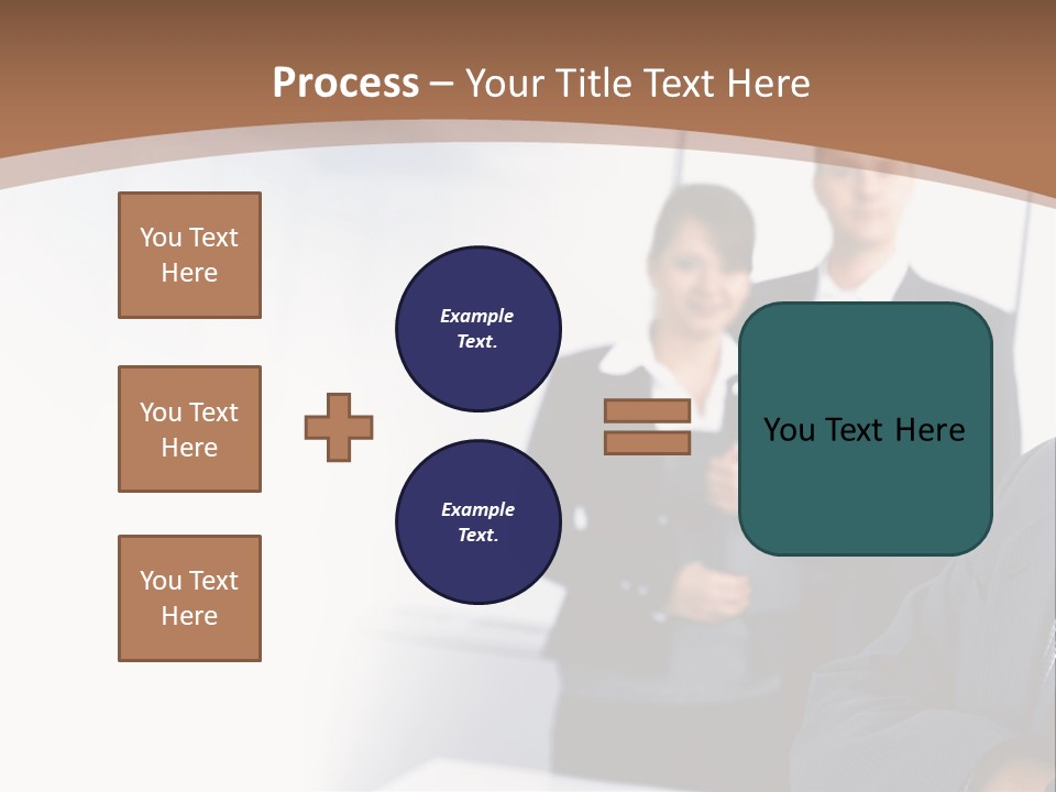 A Man In A Business Suit Standing In Front Of A Group Of People PowerPoint Template