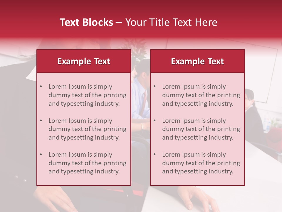 A Woman Sitting At A Table In Front Of A Group Of People PowerPoint Template