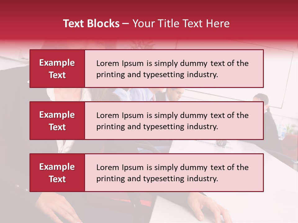 A Woman Sitting At A Table In Front Of A Group Of People PowerPoint Template