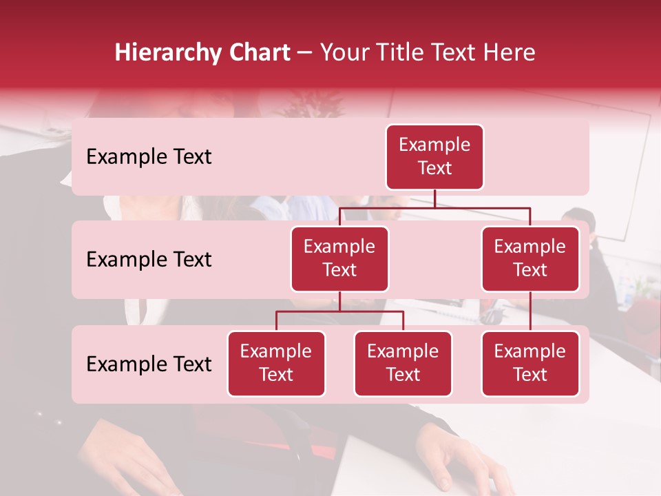 A Woman Sitting At A Table In Front Of A Group Of People PowerPoint Template